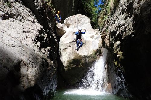 annecy canyon montmin canyoning sport Odyssée Canyon