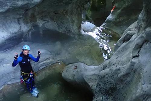 Annecy canyoning Frontenex ontdekking Odyssée Canyon