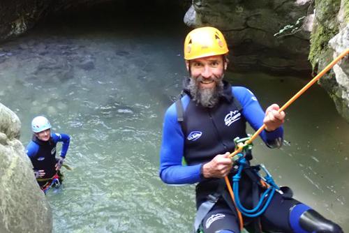 Annecy canyoning Montmin ontdekking Odyssée Canyon