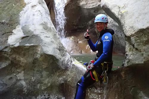 Canyoning and canyon descent with Odyssée Canyon in Annecy, Albertville and Moutiers in Haute-Savoie and Savoie